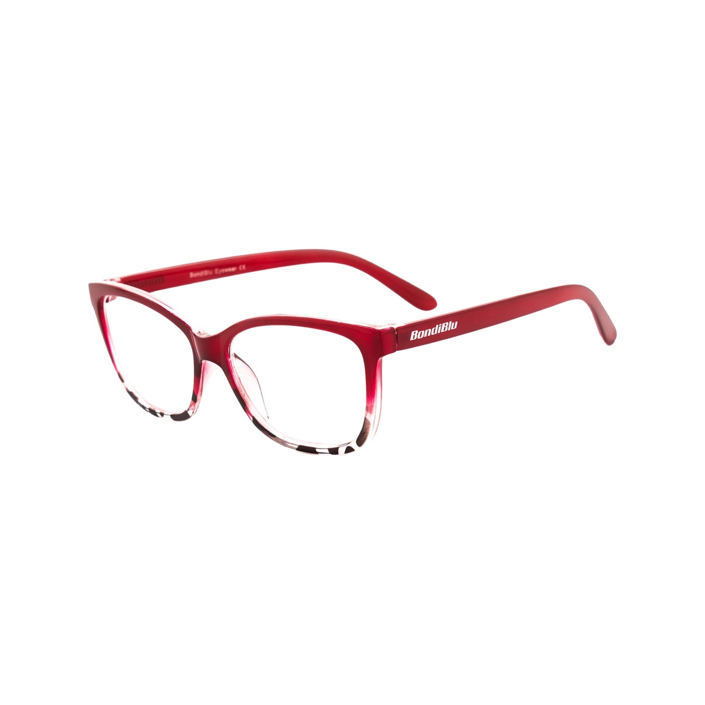 CRYSTAL RED, BLACK, & WHITE DEMI READER