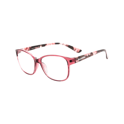 SHINY CRYSTAL PURPLE WITH FLORAL PATTERN READER