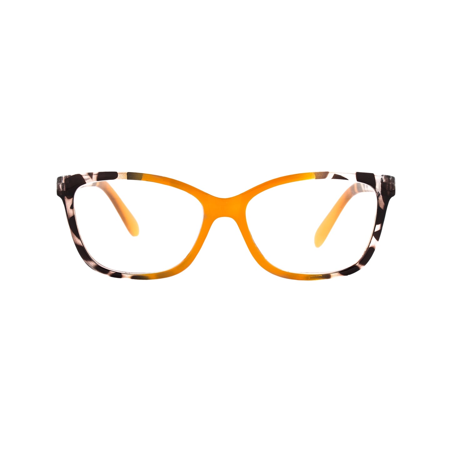 SHINY YELLOW WITH BLACK AND WHITE DEMI READER