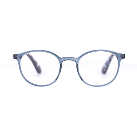 CRYSTAL BLUE WITH BLUE PATTERN READER