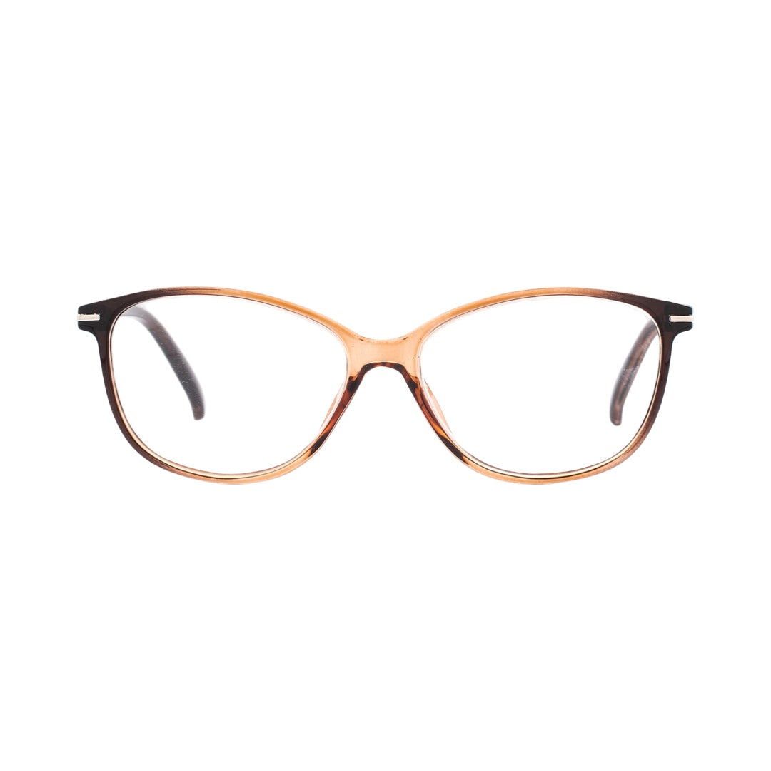 CRYSTAL BROWN AND GREY READER