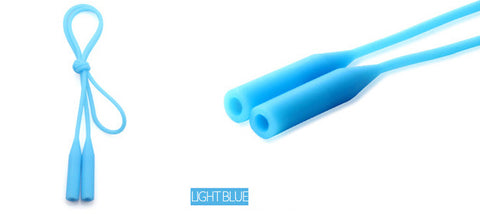 SILICONE RETAINER CORD - LIGHT BLUE