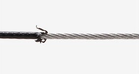 SILICONE WITH ADJUSTABLE METAL STRAP CORD