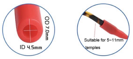 SILICONE WITH ADJUSTABLE METAL STRAP CORD