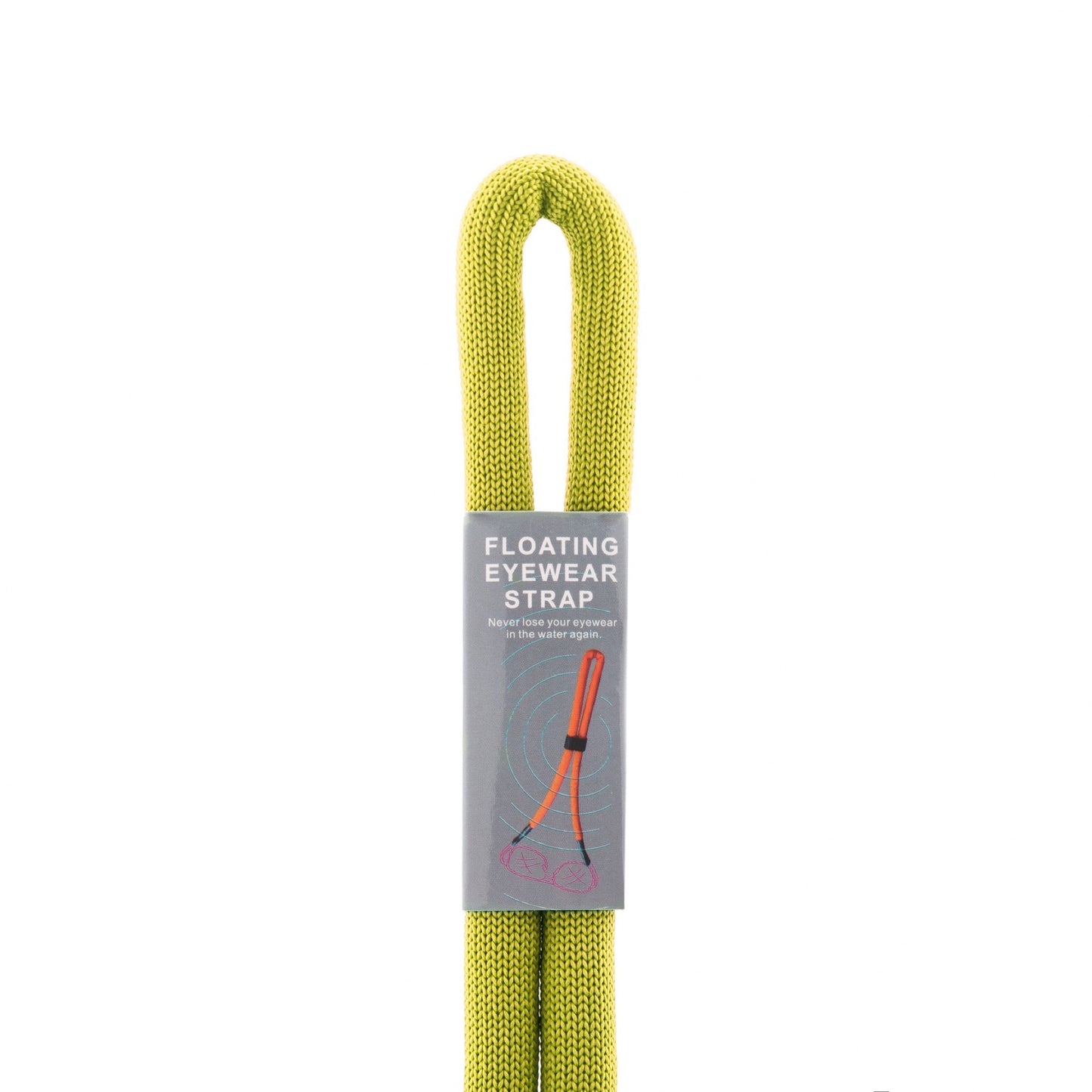 LIME GREEN FLOATING RETAINER CORD