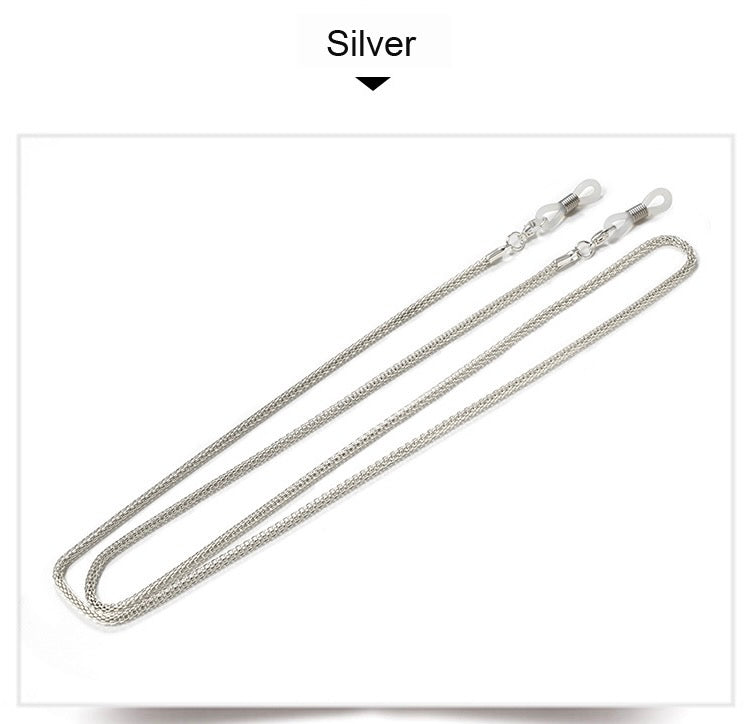 ALLOY ROUND MESH CHAIN - SILVER