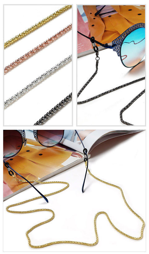 METAL HOLLOW CHAIN - GOLD