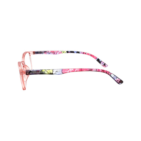 CRYSTAL PINK FLORAL PATTERN READER