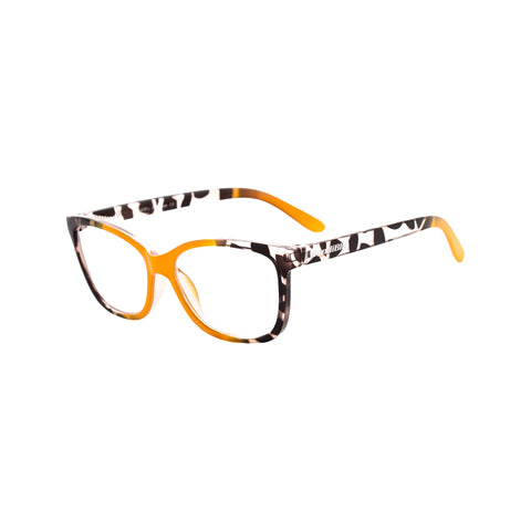 SHINY YELLOW WITH BLACK AND WHITE DEMI READER