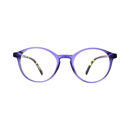 CRYSTAL PURPLE FRAME & DEMI READER