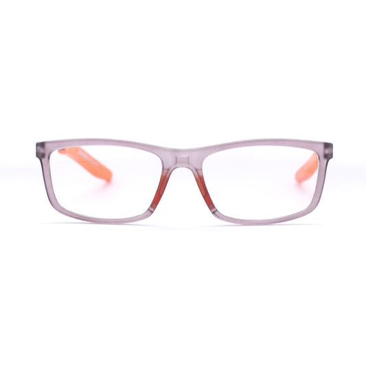MATT CRYSTAL GREY AND ORANGE READER