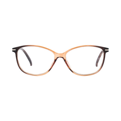CRYSTAL BROWN AND GREY READER