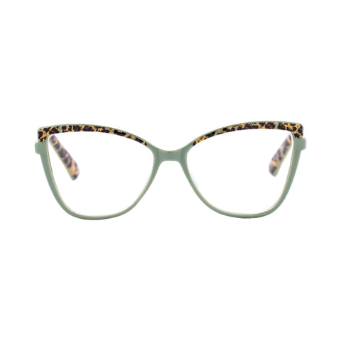 LEOPARD PRINT SAGE GREEN READER