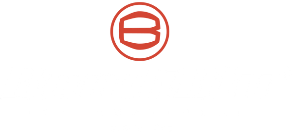 BondiBlu Logo in red and white