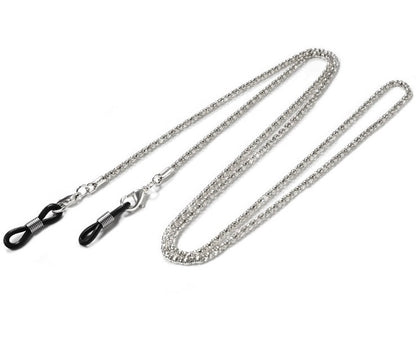 METAL HOLLOW CHAIN - SILVER